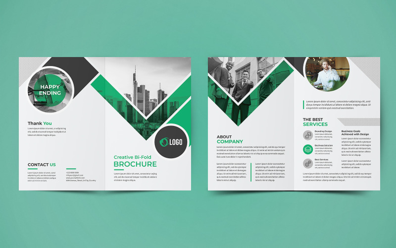 Download Фирменный стиль "Business Bifold Brochure Design - Corporate Identity Template" / Business Bifold Brochure Design - Corporate Identity Template - Фирменный стиль на тему графика corporate,business,agency,company,brochure,brochure design,a4 brochure,bi,bifold,bifold brochure,print,marketing,template,us letter,design,2fold,print brochure,advertisement,advertising,consu