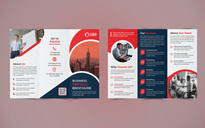Download Фирменный стиль "Business Trifold Brochure Design - Corporate Identity Template" / Business Trifold Brochure Design - Corporate Identity Template - Фирменный стиль на тему графика corporate,business,agency,company,brochure,brochure design,a4 brochure,tri,trifold,trifold brochure,print,marketing,template,us letter,design,3fold,print brochure,advertisement,advertising,co