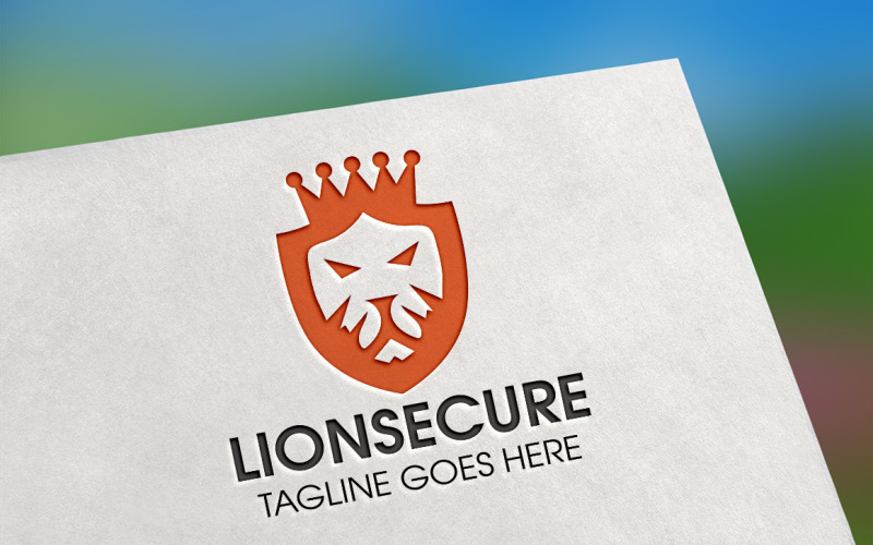 Download Шаблон логотипа "Lion Secure Logo Template" / Lion Secure Logo Template - Шаблон логотипа на тему графика animal,cat,creative,crest,digital,design,guard,king,king lion,lion,lion brand,lion head,lion king,lion logo,logo,mark,pixel,power,secure,security