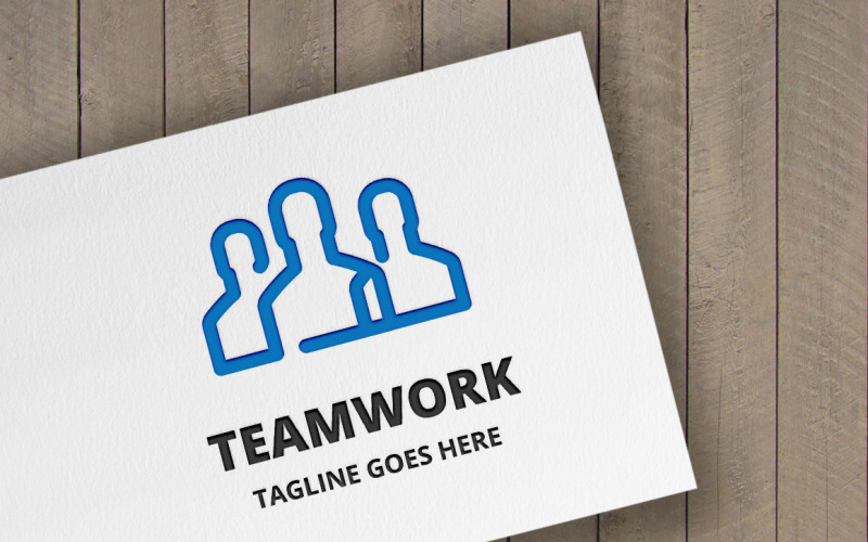 Download Шаблон логотипа "Team Work Logo Template" / Team Work Logo Template - Шаблон логотипа на тему графика business,communication,connection,creative,crowd,finance,foundation,friends,group,health,infinity,media,meeting,network,organization,people,public,share,sharing,social
