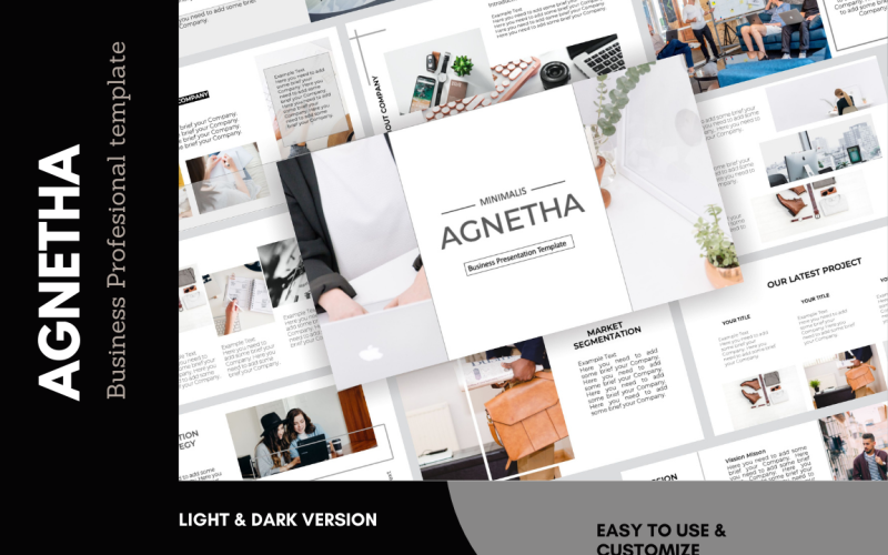 Agnetha Minimal Business - modelo de apresentação