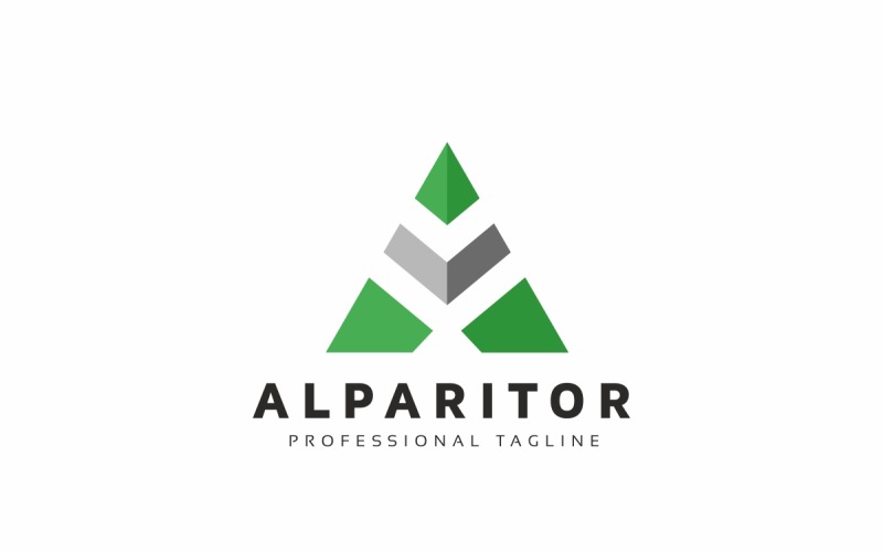 Download Шаблон логотипа "Letter A Logo Template" / Letter A Logo Template - Шаблон логотипа на тему графика arch,black,creative,letter,logo,red,simple,strong,swoosh,vector