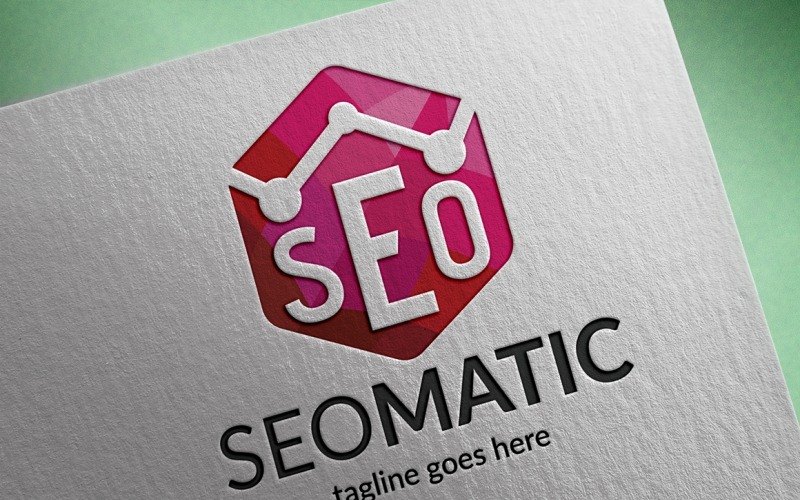 Шаблон логотипу SEO Matic