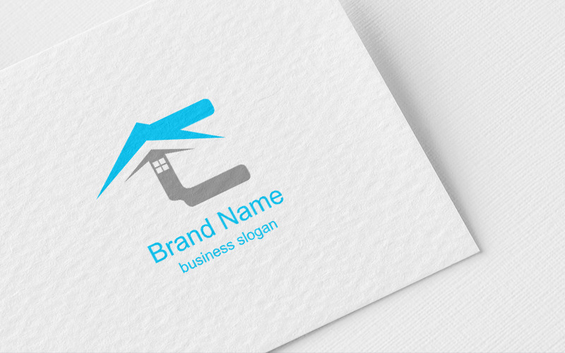 Letra C Realesate Design Modelo de logotipo