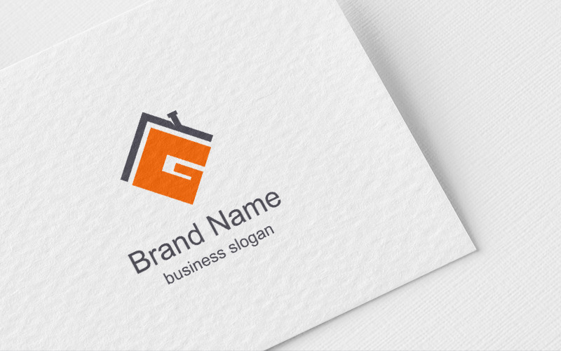 Letter G Realesate ontwerpsjabloon Logo