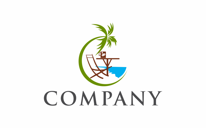 Modèle de logo de voyage