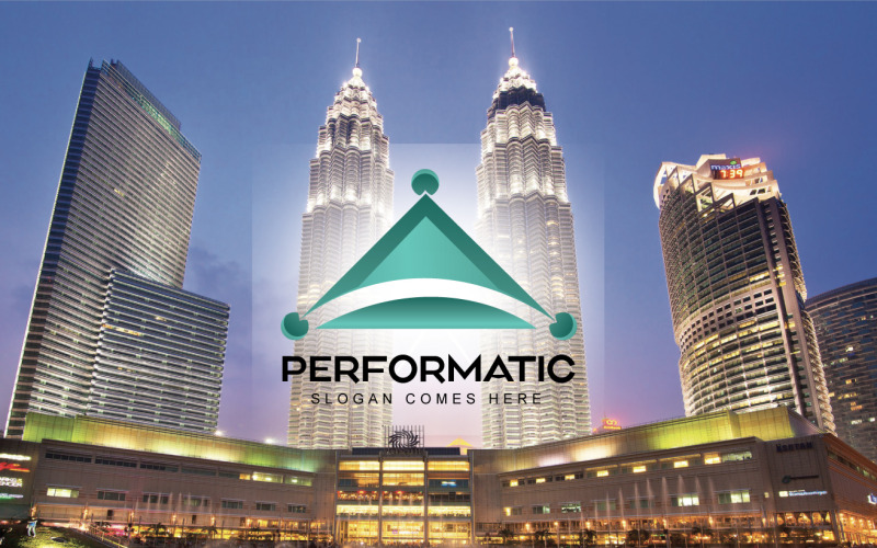 Modèle de logo Performatic