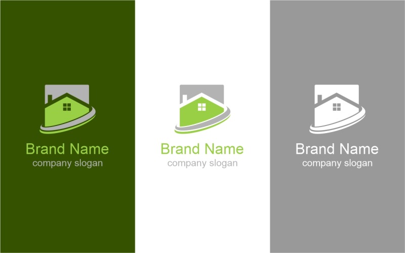 Modelo de logotipo de negócios imobiliários