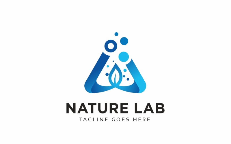Download Шаблон логотипа "Nature Lab Logo Template" / Nature Lab Logo Template - Шаблон логотипа на тему графика chemical,chemistry,drug,eco,environment,experiment,green,health,idea,innovation,lab,laboratory,leaf,leaves,medical,natural,nature,research,science