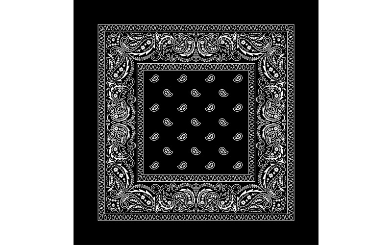 Bandana 2 Black - Illustrazione