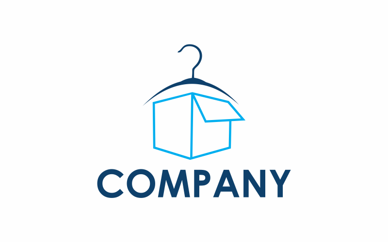 Box Loundry logotyp mall
