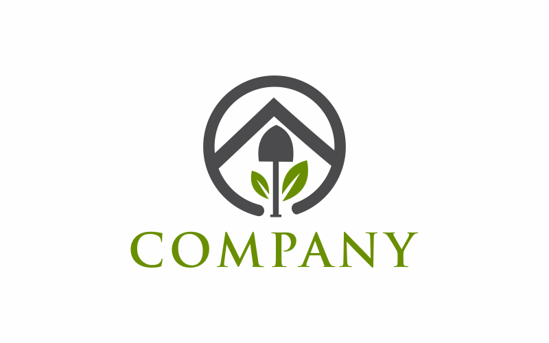 Download Шаблон логотипа "Garden House Logo Template" / Garden House Logo Template - Шаблон логотипа на тему графика garden,house,green,grass,summer,outdoor,architecture,home,nature,lawn,style,view,residential,tree,building,flowers,estate,furniture,window,park