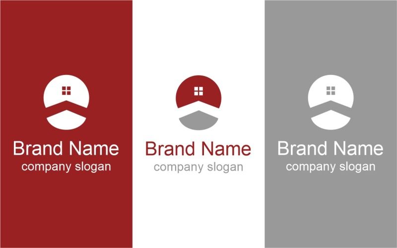 Modelo de logotipo de negócios imobiliários