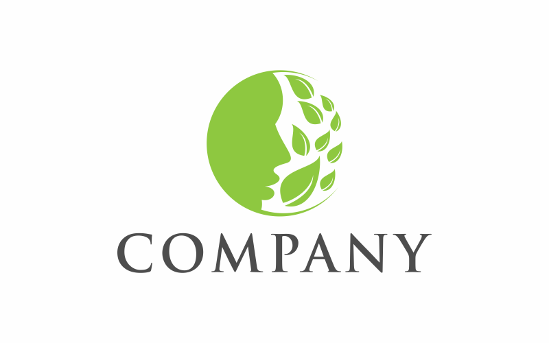 Yeşil Adam Logo Şablonu