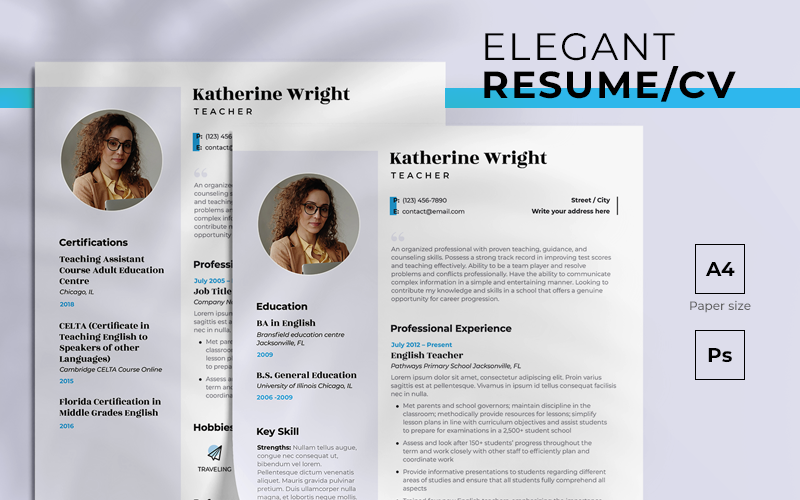 Modèle de CV gratuit pour les enseignants