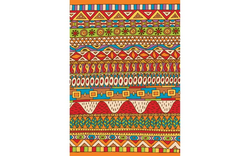 Afrikanskt mönster - illustration
