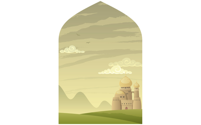 Arabischer Hintergrund - Illustration
