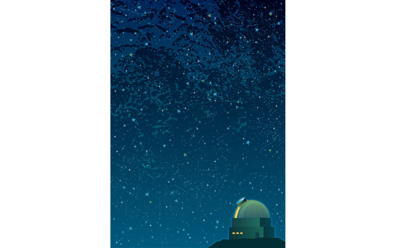 Fond d'astronomie - illustration