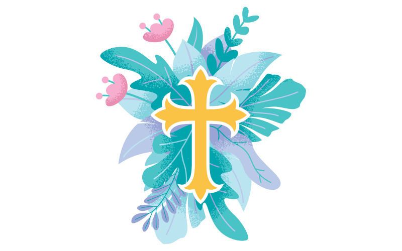 Abstrait Christian Cross 3 - Illustration