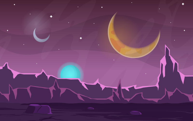 Science Planet Space - Ilustração