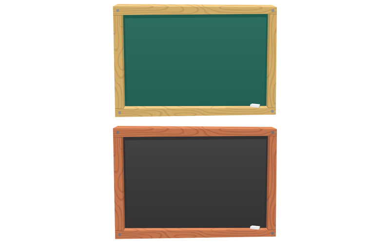 Download Иллюстрация "Blackboard - Illustration" / Blackboard - Illustration - Иллюстрация на тему графика blackboard,cartoon,green,black,board,bulletin,chalkboard,chalk,background,plank,wood,wooden,frame,empty,blank,clean,copyspace,copy space,back to school,teach