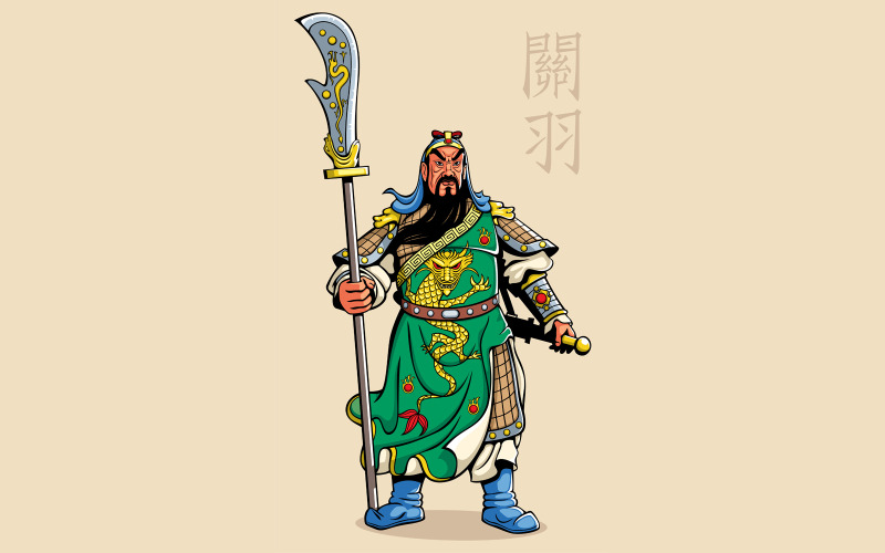 Guerreiro Chinês - Ilustração