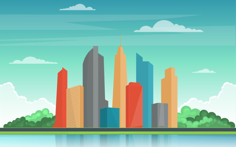 River City Building - Ilustração