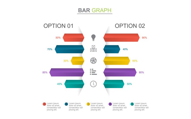 Diagramm Finanzanalyse Infografik-Elemente