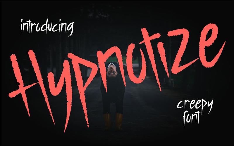Hypnotisieren | Gruselige Schrift