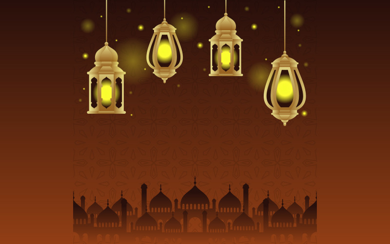 Download Background "Lantern Modern Pattern Background" / Lantern Modern Pattern Background - Background на тему графика arabic,islamic,lantern,ramadan,kareem,eid,mubarak,background,vector,illustration,muslim,greeting,mosque,light,islam,pattern,arabian,design,art,card
