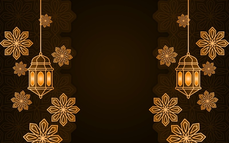 Download Background "Decorative Islamic Lantern Background" / Decorative Islamic Lantern Background - Background на тему графика islamic,arabic,lantern,ramadan,kareem,eid,mubarak,background,vector,illustration,muslim,greeting,light,islam,pattern,arabian,design,art,card,celebration
