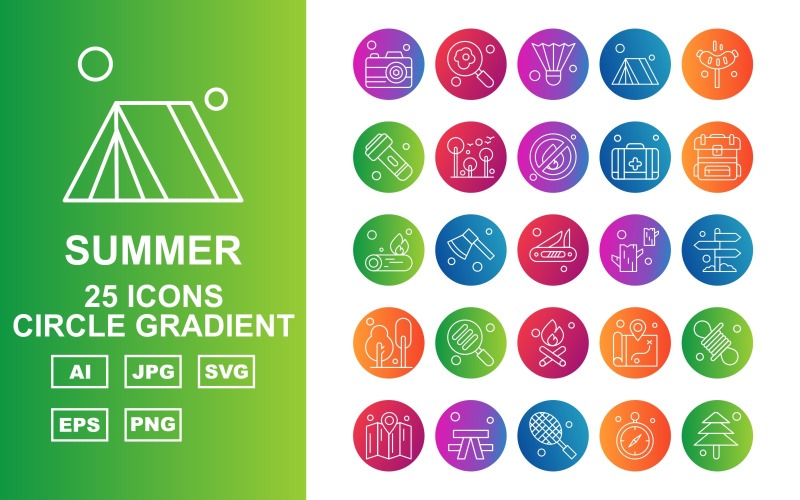 Download Набор иконок "25 Premium Architecture Circle Gradient Icon Pack Set" / 25 Premium Architecture Circle Gradient Icon Pack Set - Набор иконок на тему maps camera,axe,location,rope,map,outdoor,racket,gps,find,shuttlecock,tent,hotdog,flashlight,fire,first aid,backpack,fire wood,knife,icon,icons