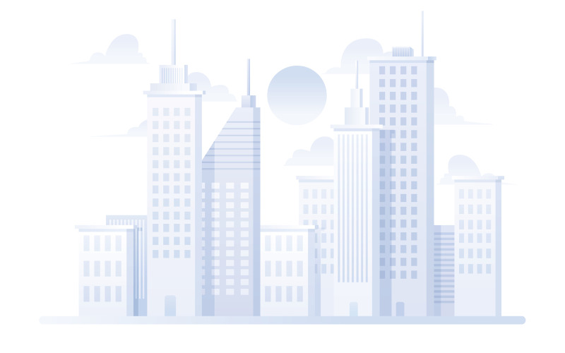 Stadsgrå platt design - illustration