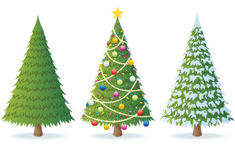 Weihnachtsbaum - Illustration