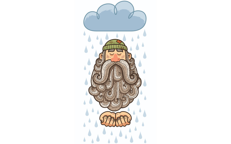 Download Иллюстрация "Beggar - Illustration" / Beggar - Illustration - Иллюстрация на тему графика beggar,homeless,mendicant,pauper,begging,desperate,depressed,bankruptcy,crisis,financial,broke,poor,sad,grief,starving,poverty,tragedy,human,help,hopeless