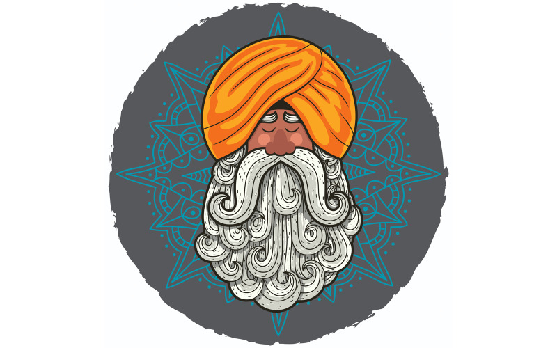 Guru - ilustrace