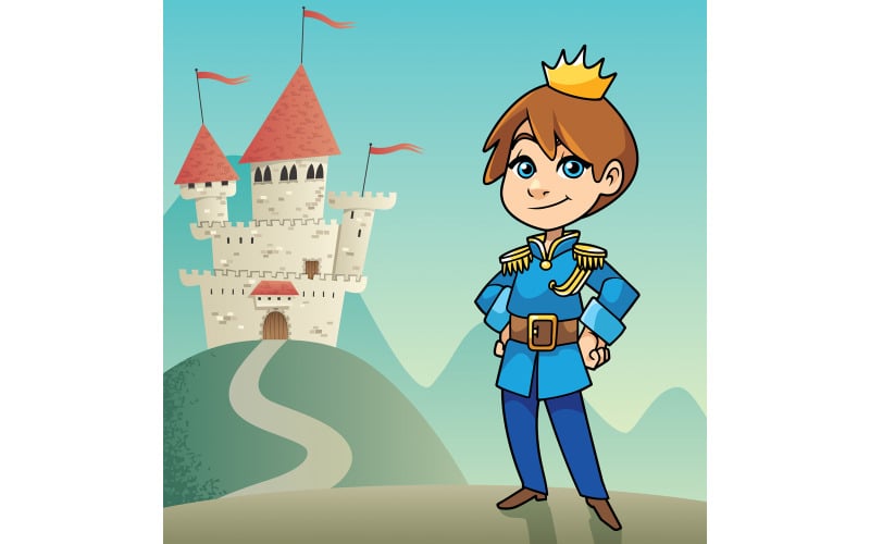 Kleiner Prinz Hintergrund - Illustration