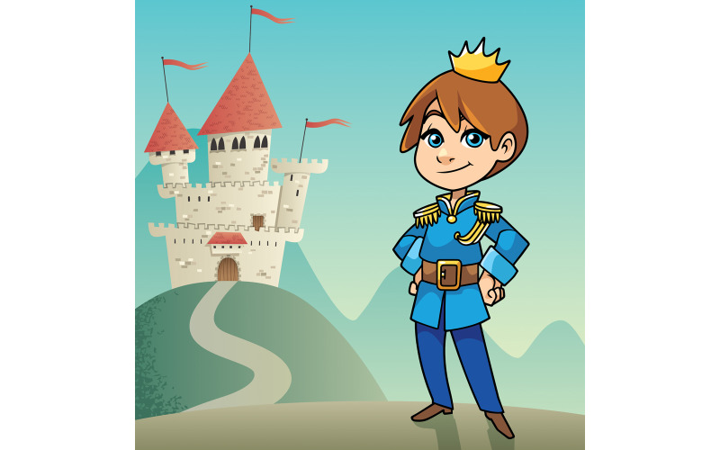 Маленький принц фон - Иллюстрация