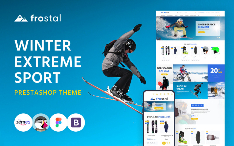 Frostal - Winter Extreme Sports eCommerce PrestaShop Theme
