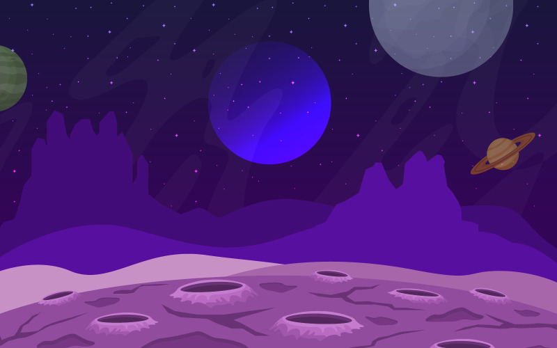 Surface Planet Fiction - Ilustración