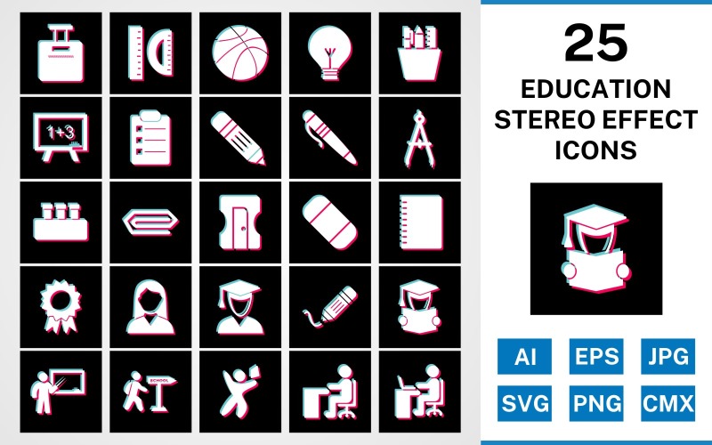 Download Набор иконок "25 Education Stereo Effect Icon Set" / 25 Education Stereo Effect Icon Set - Набор иконок на тему science set,file,stereo,icon,icons,glyph,vector,sign,symbol,pictogram,effect,education,bag,writing,teaching,reading,pen,pin,degree,compass