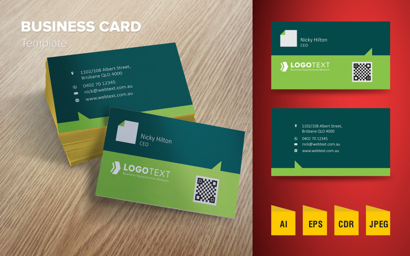 Download Фирменный стиль "Elegant Business Card Design - Corporate Identity Template" / Elegant Business Card Design - Corporate Identity Template - Фирменный стиль на тему графика corporate,business card,clean,creative,design,elegant,professional,stylish,unique,modern,print,printing,layout,template,visiting card,card,business,id,flat,stationery