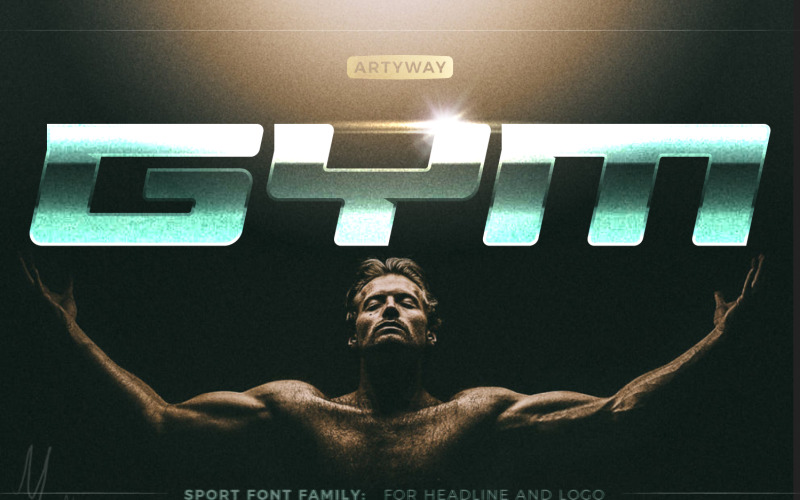 Download Шрифт "GYM Awesome Font" / GYM Awesome Font - Шрифт на тему графика font,sport,alphabet,wide,extended,expanded,logo,type,awesome,race,letters,typeset,typo,web,monogram,letter,headline,abc,typescript,gym