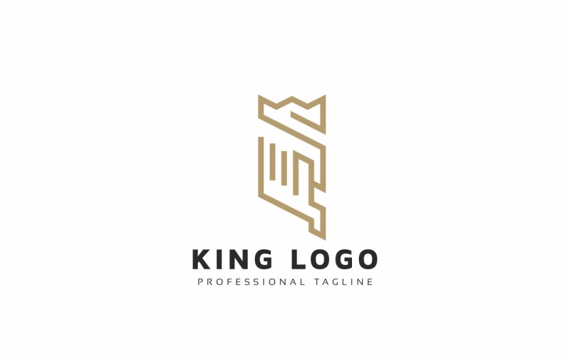 Download Шаблон логотипа "King Logo Template" / King Logo Template - Шаблон логотипа на тему графика beard,brand,branding,castle,crown,design,face,graphic,great,head,human,icon,illustrator,king,kingdom,leader,legend,logo,majestic,majesty