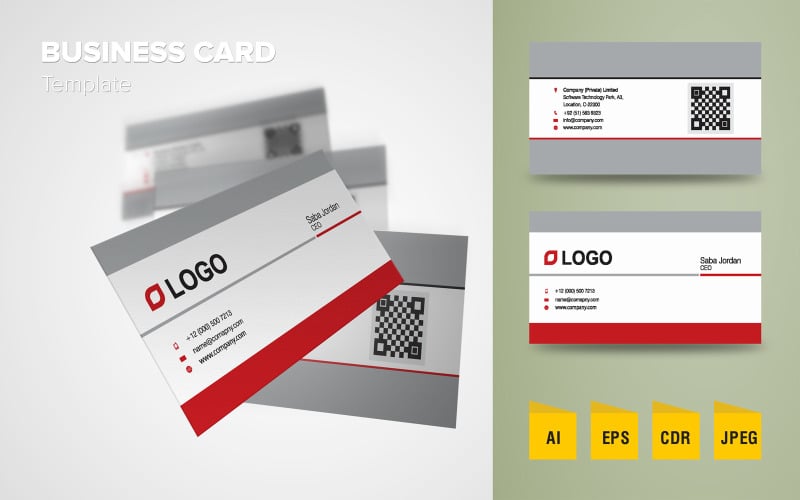 Download Фирменный стиль "Modern Business Card - Corporate Identity Template" / Modern Business Card - Corporate Identity Template - Фирменный стиль на тему графика corporate,business card,clean,creative,design,elegant,professional,stylish,unique,modern,print,printing,layout,template,visiting card,card,business,id,flat,stationery