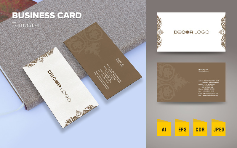 Creative Business Card Design - Corporate Identity Template