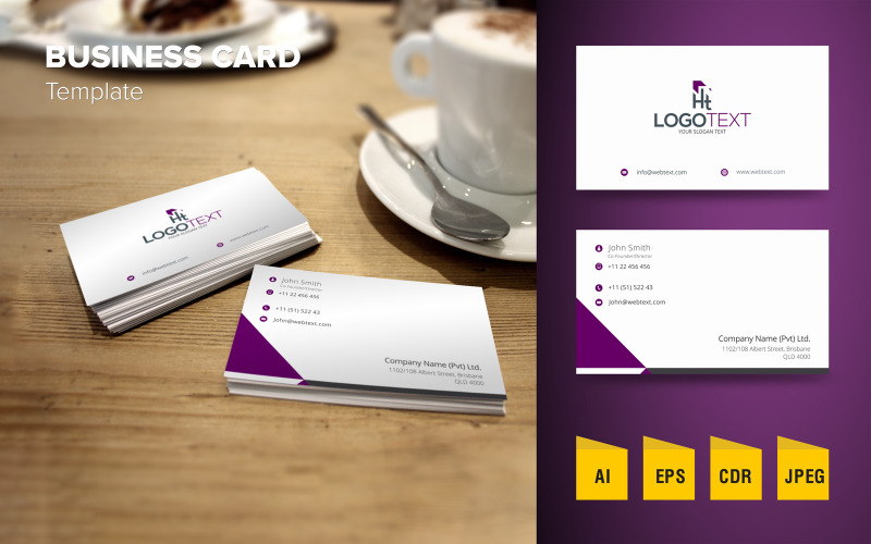 Download Фирменный стиль "Elegant Business Card Design - Corporate Identity Template" / Elegant Business Card Design - Corporate Identity Template - Фирменный стиль на тему графика corporate,business card,clean,creative,design,elegant,professional,stylish,unique,modern,print,printing,layout,template,visiting card,card,business,id,flat,stationery