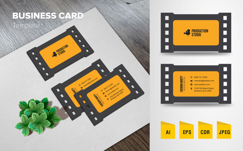 Download Фирменный стиль "Elegant Business Card Design - Corporate Identity Template" / Elegant Business Card Design - Corporate Identity Template - Фирменный стиль на тему графика corporate,business card,clean,creative,design,elegant,professional,stylish,unique,modern,print,printing,layout,template,visiting card,card,business,id,flat,stationery