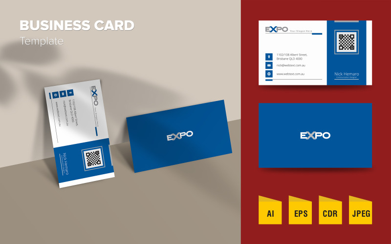 Download Фирменный стиль "Elegant Business Card Design - Corporate Identity Template" / Elegant Business Card Design - Corporate Identity Template - Фирменный стиль на тему графика corporate,business card,clean,creative,design,elegant,professional,stylish,unique,modern,print,printing,layout,template,visiting card,card,business,id,flat,stationery
