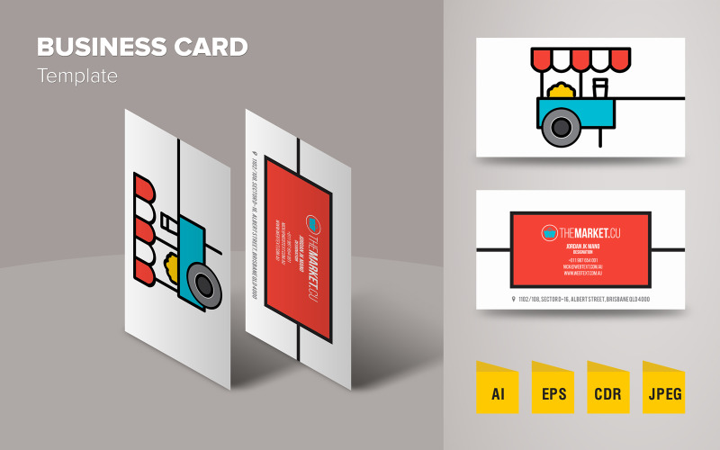 Download Фирменный стиль "Elegant Business Card Design - Corporate Identity Template" / Elegant Business Card Design - Corporate Identity Template - Фирменный стиль на тему графика corporate,business card,clean,creative,design,elegant,professional,stylish,unique,modern,print,printing,layout,template,visiting card,card,business,id,flat,stationery